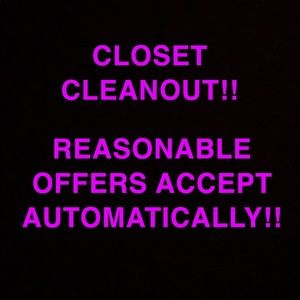 All reasonable offers automatically accepted!